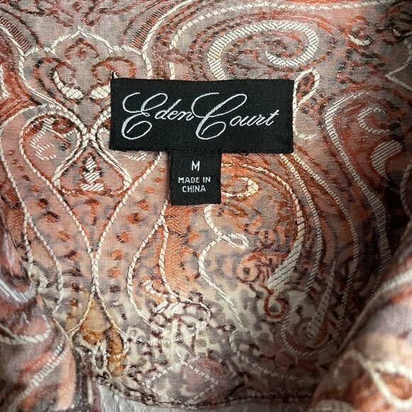 Eden Court Tapestry Style Lightweight Jacket Size Medium - Picture 7 of 7